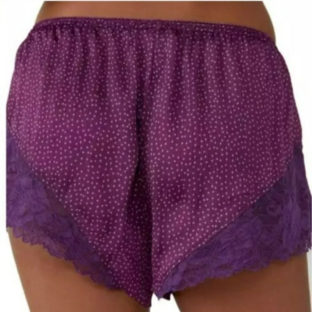 NWT Free People All Dressed Up Shorts Grape Combo